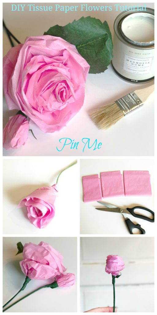 How to Make Tissue Paper Roses : 5 Steps (with Pictures