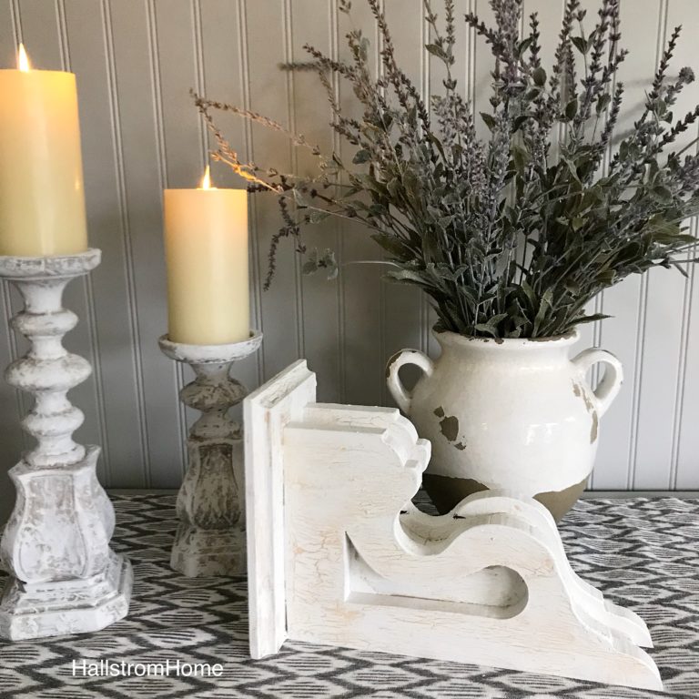 How to Chippy Paint Corbels – Hallstrom Home