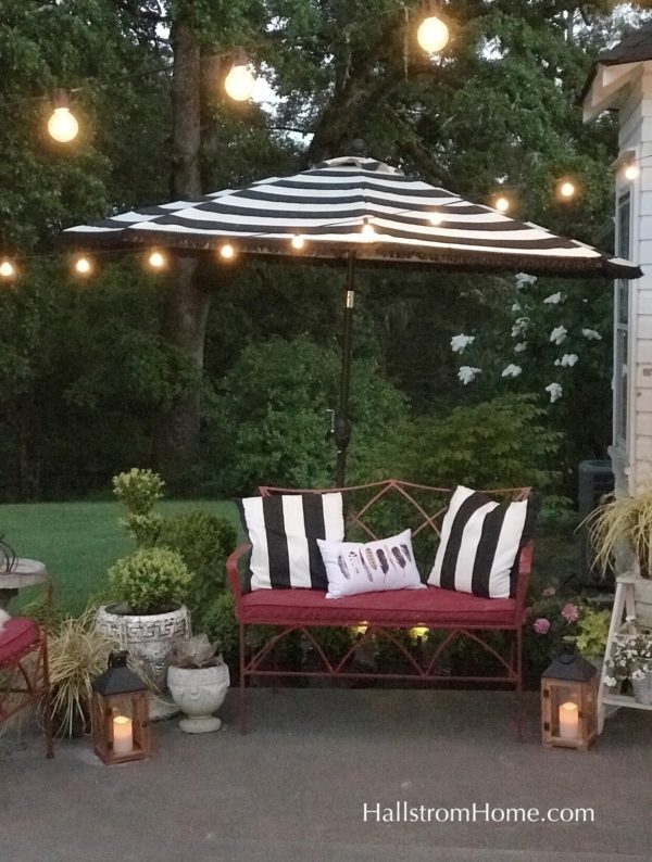 How To Add Fringe To A Outdoor Umbrella – Hallstrom Home