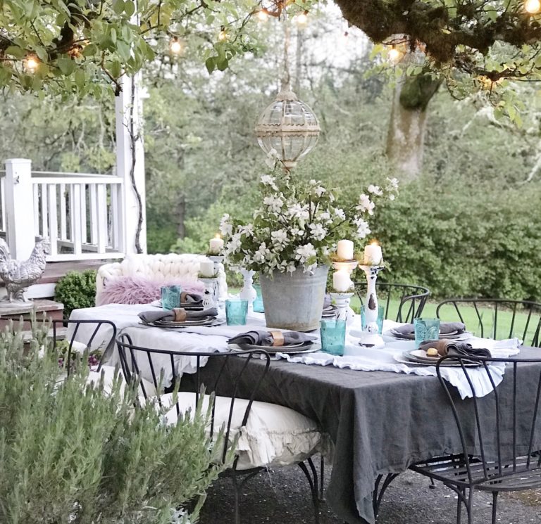 Outdoor Farmhouse Dining Made Easy – Hallstrom Home