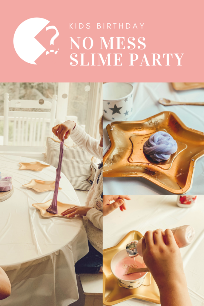 No Mess Kids Party - Easy Slime Recipe – Hallstrom Home