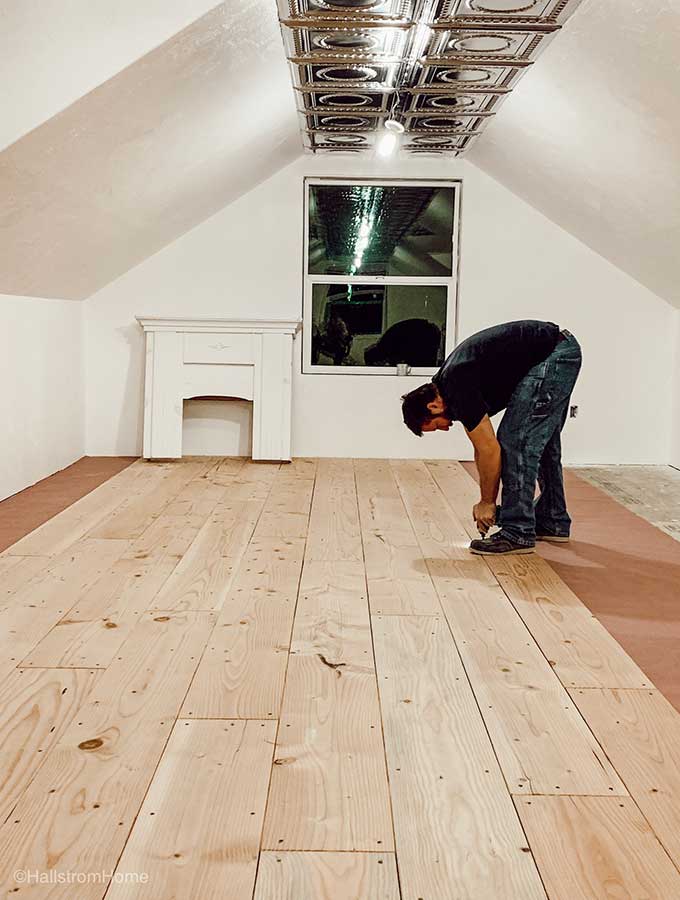 Make Your Own Plank Flooring-Using 1 x 12" Lumber – Hallstrom Home