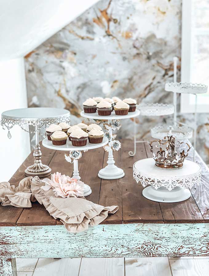 How to Make a Vintage 3 Tier Cup Cake Plate Wedding Stand DIY Kit  Instructions Drill Bit Heavy Crown Handle Fitting Hardware - Etsy