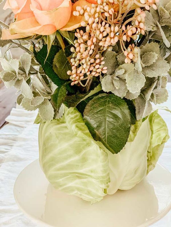 DIY Cabbage Flower Arrangement – Hallstrom Home