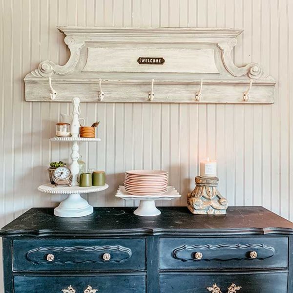 White Wax Tutorial for Chalk Paint Hallstrom Home