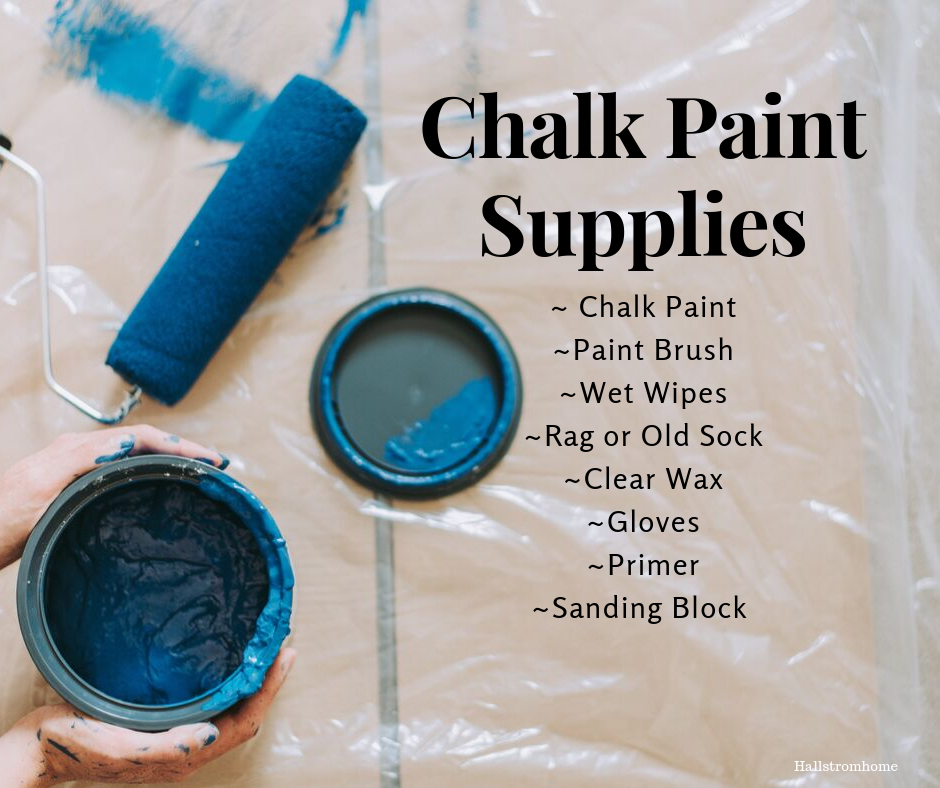 supplies for chalk painting