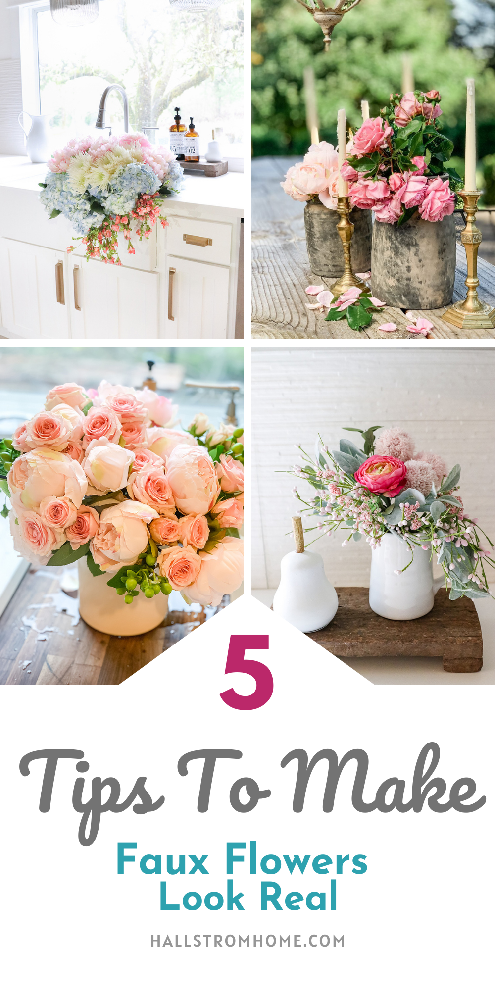 How to Make Fake Flower Arrangements as Pretty as the Real Thing (For Under  $20)