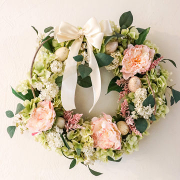 How To Make a Spring Wreath; Step By Step Guide – Hallstrom Home