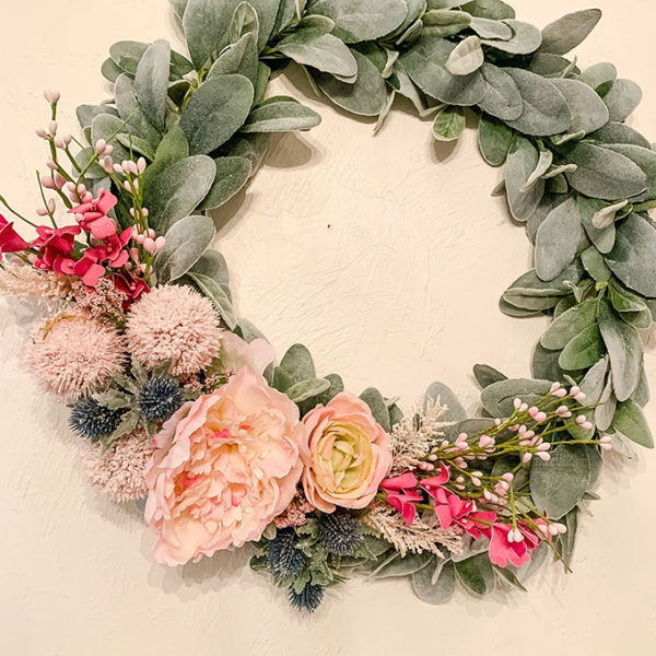 How To Make a Spring Wreath; Step By Step Guide – Hallstrom Home