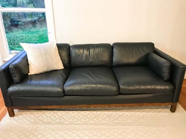 How To Chalk Paint A Leather Sofa – Hallstrom Home