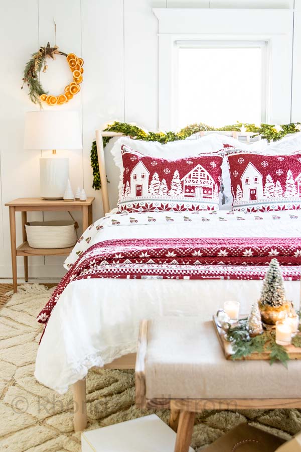 Hygge Scandinavian Christmas Bedroom – Hallstrom Home