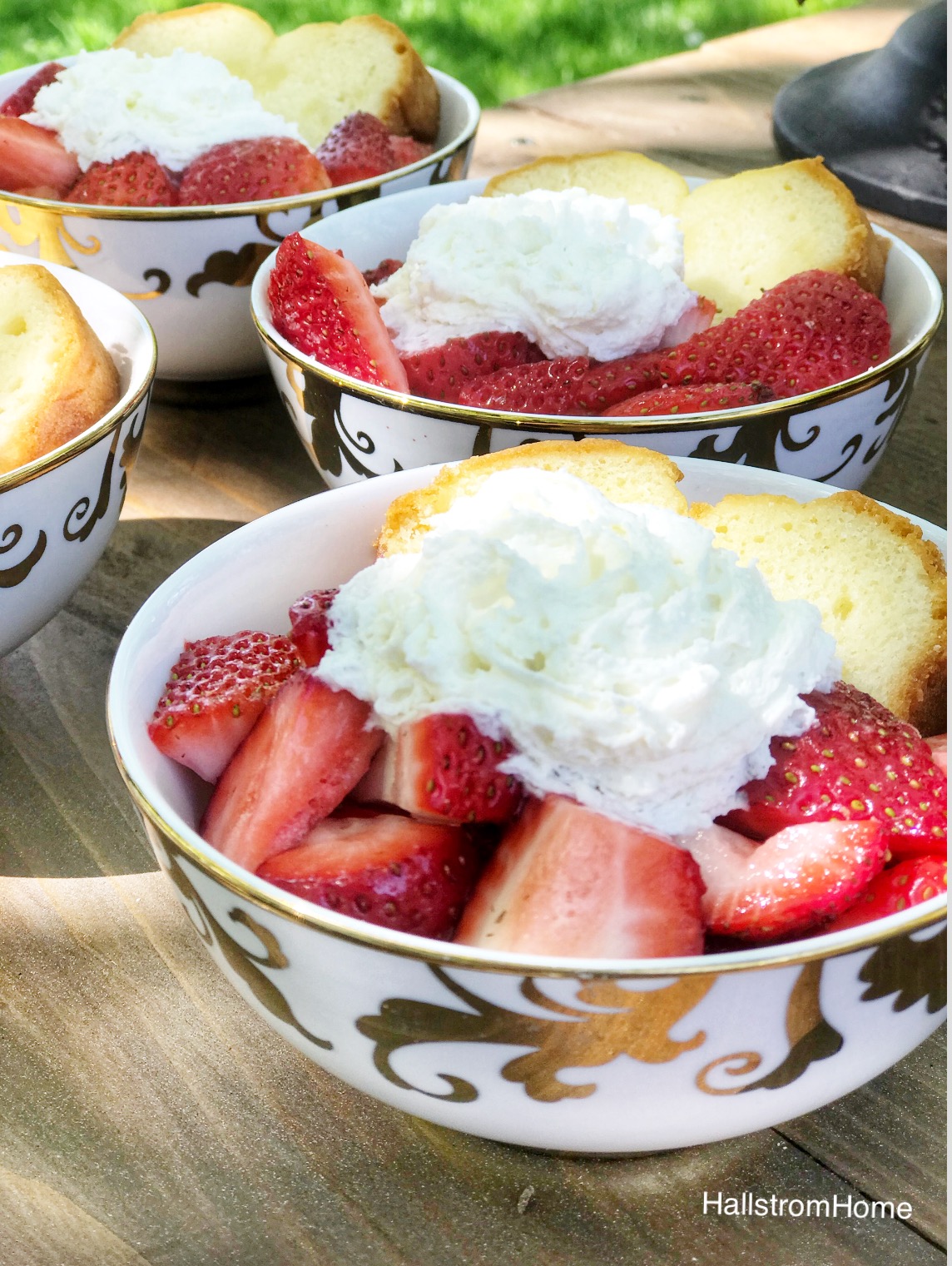 Strawberry Shortcake with a Twist / Cake For Strawberry Shortcake Recipe / Homemade Strawberry Shortcake Recipe / Easy Strawberry Shortcake / HallstromHome