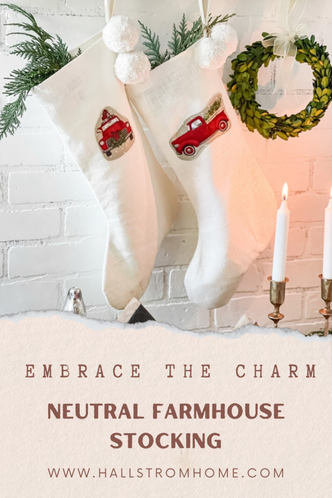 Embrace the Charm of Neutral Farmhouse Stocking