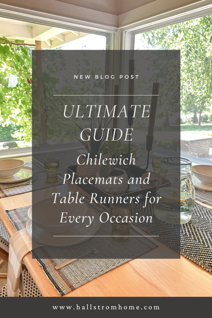 The Ultimate Guide to Choosing Chilewich Placemats and Table Runners for Every Occasion